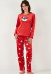 Пижамный комплект LELA SET , Red - фото
