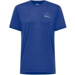 Shirt vonnan graphic tm Jack Wolfskin, синий - фото