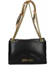 Сумка на плечо с цепочкой Just Cavalli, черный - фото