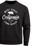 Neverless Свитшот 'California Bear' в черном цвете - фото 6