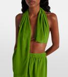 Открытый топ из шифонового шелка Christopher Esber, Cactus - фото 4