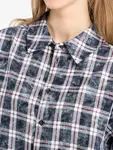 Рубашка из фланели в клетку Dime, синий - фото 7