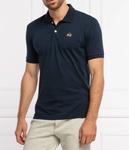 Поло мужское La Martina с вышивкой, синий - фото