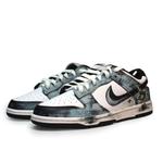 Кроссовки Nike Dunk Skateboarding Shoes Women's Low-top Black/white/green, черный - фото 3
