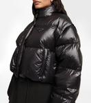 Укороченный пуховик Re-Nylon Prada, Nero - фото 5