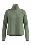 Толстовка ODLO Sweatshirt, Shadow Melange/Olive - фото 3