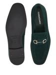 Замшевые мокасины Ferragamo Gancini, зеленый - фото 5
