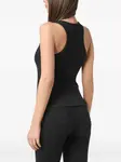 Топ в рубчик с логотипом Philipp Plein, черный - фото 3