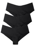 Трусы Nina von C. 3er Pack Hipster, черный - фото