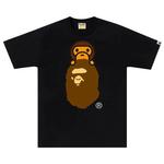 Футболка BAPE Milo On Ape Head Tee, черный - фото