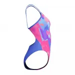 Купальник Speedo Placement Digital Turnback, синий - фото 4