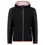 Толстовка на молнии CMP Fix Hood Full Zip 31M1857, серый - фото