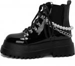 Женские ботильоны Roimaash на платформе, 161 Patent-Black - фото 2