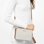 MICHAEL KORS Сумка кроссбоди Джинни Медиум с логотипом - фото 5