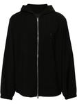 Givenchy толстовка с капюшоном из шерсти 4G на молнии, черный - фото