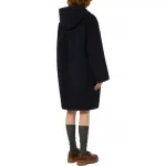 WEEKEND MaxMara Женское синее пальто Blue - фото 4