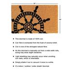 КоверКоврик Смита Якоря RugSmith, цвет Natural - фото 3