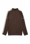 Толстовка Puma Zip-up sweatshirt, Espresso Brown White/Brown - фото 6