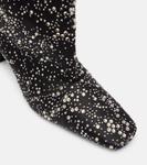 Расшитые высокие сапоги Coperni, Black/Silver - фото 5