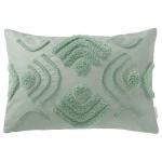 Чехол на подушку Tom Tailor Tufted Boho, 40x60x1 см, зеленый - фото
