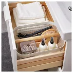 Корзина, белая, 33x24x11 см, RISATORP IKEA - фото 5