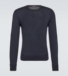 Шерстяной свитер Tom Ford, синий - фото