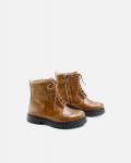 Детские ботинки из коричневой кожи Eli 1957, коричневый - фото 2