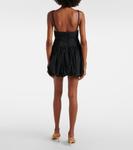 Мини-платье Loren со сборками Staud, черный - фото 3