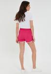 Спортивные шорты женские Threadbare хлопковые на кулиске, фуксия - фото 3