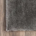Ковер Loni Solid Shag Area Rug nuLOOM, 152x244 см, розовый - фото 41