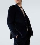 Хлопковый вельветовый блейзер Lardini, темно-синий - фото 5