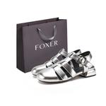 Римские сандалии женские FOXER, Silver - фото