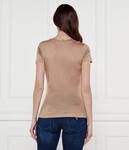 Футболка женская Guess Jeans с v-образным вырезом, бежевый - фото 3