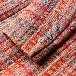 Пальто женское оранжевое Chanel - фото 5