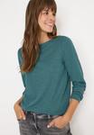 Топ Cecil Long sleeved top, Grün/Mottled Dark Green - фото