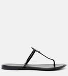 Инкрустированные сандалии-танга Tory Burch, Perfect Black / Gold - фото 4