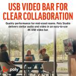 USB-видеопанель Poly Studio (совместимая с GSA/TAA) - фото 5