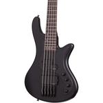 Schecter Guitar Research Stiletto Stealth-5 5-струнная электрическая бас-гитара Satin Black - фото