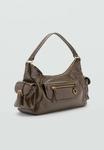 Сумка Mango Handbag, Khaki - фото 5