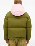 Стеганая куртка с логотипом Msgm, зеленый - фото 4