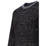 Вязаный свитер Rusty Neal с пестрым узором, черный - фото 6