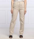 Льняные брюки Loose fit Marc Cain, желтый - фото