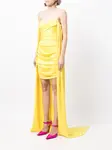 Платье с драпировкой Alex Perry, желтый - фото 3