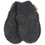 Детские шерстяные варежки-перчатки Mikk-Line, Anthracite Melange - фото 2