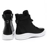 Ботинки мужские черный на белом фоне Yedani - фото 4