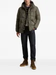 Стеганая парка с капюшоном WOOLRICH, зеленый - фото 2