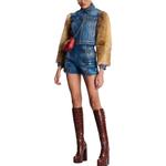 Куртка женская синяя BALMAIN - фото 2