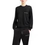 Джемпер с вышитым логотипом ARMANI EXCHANGE, черный - фото 3