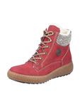 Ботильоны на шнуровке Rieker Z6620, темно-красный - фото