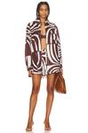 Шорты SNDYS Heather Cotton Short, цвет Brown Print - фото 4